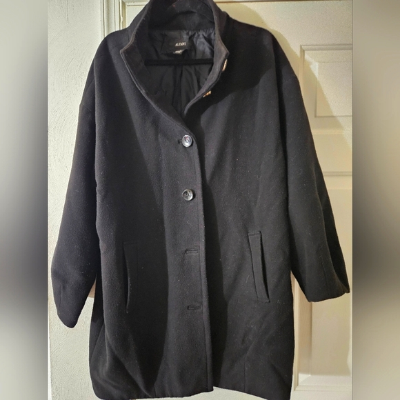 Alfani Black Coat - 16 - Picture 1 of 3